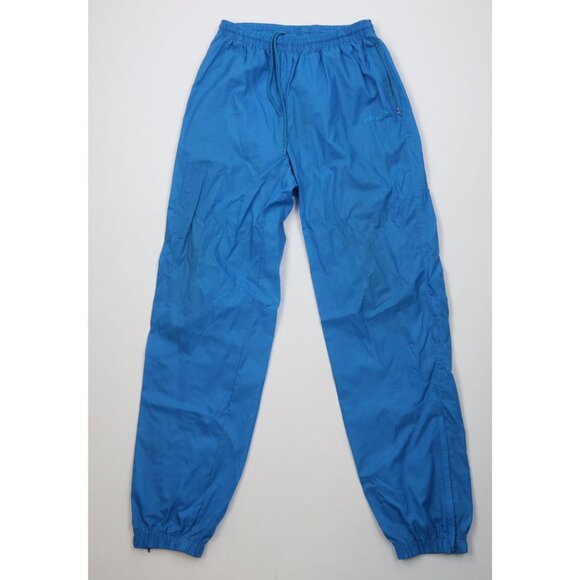 Vintage 80s 90s Adidas Mens Medium Spell Out Windbreaker Joggers Pants Blue - Picture 1 of 14